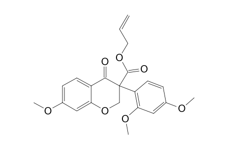 3-Allyloxycarbonyl-3-(2,4-dimethoxyphenyl)-7-methoxychroman-4-one