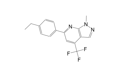 1H-pyrazolo[3,4-b]pyridine, 6-(4-ethylphenyl)-1-methyl-4-(trifluoromethyl)-