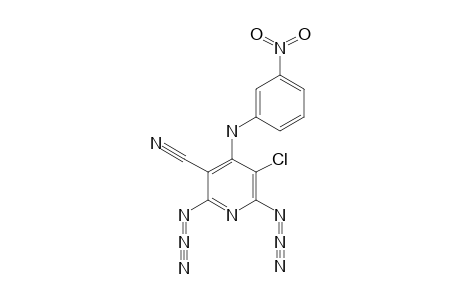 2,6-DIAZIDO-4-(3-NITROPHENYL)-AMINO-3-CHLORO-5-CYANOPYRIDINE