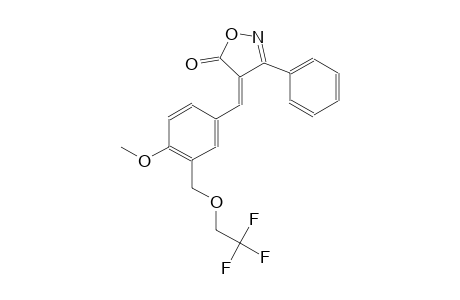 (4Z)-4-{4-methoxy-3-[(2,2,2-trifluoroethoxy)methyl]benzylidene}-3-phenyl-5(4H)-isoxazolone