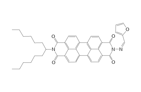 N-(1-Hexylheptyl)perylene-3,4:9,10-tetracarboxylic-3,4-(2-furfurylimineimide)-9,10-imide