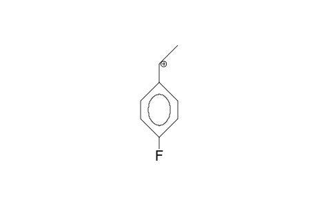 4-Fluoro-phenyl-methyl-carbenium cation