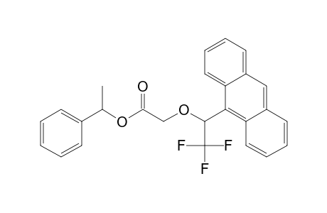 1-Phenylethyl .alpha.-[1-(9-anthryl)-2,2,2-trifluoroethoxy]acetate