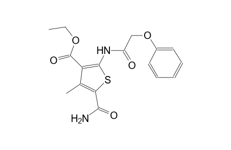 ethyl 5-(aminocarbonyl)-4-methyl-2-[(phenoxyacetyl)amino]-3-thiophenecarboxylate