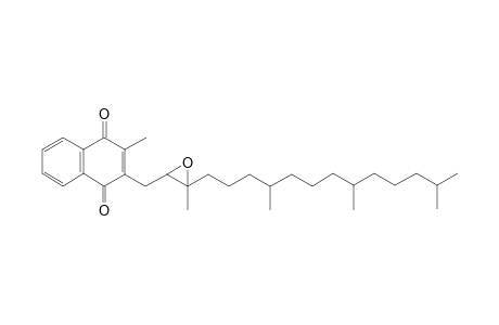 2-methyl-3-[[3-methyl-3-(4,8,12-trimethyltridecyl)-2-oxiranyl]methyl]naphthalene-1,4-dione