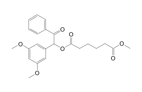 Adipic acid (3',5'-Dimethoxybenzoin) ester Methyl ester