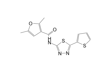 2,5-dimethyl-N-[5-(2-thienyl)-1,3,4-thiadiazol-2-yl]-3-furamide