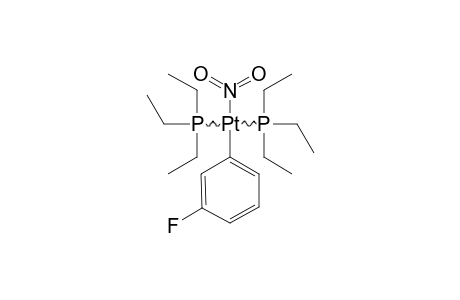 TRANS-NITRO-3-FLUOROPHENYL-BIS-(TRIETHYLPHOSPHINE)-PLATINUM-(II)
