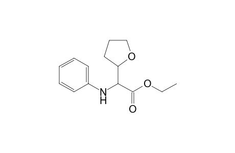 Ethyl 2-(phenylamino)-2-(tetrahydrofuran-2-yl)acetate