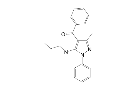 (3-METHYL-1-PHENYL-5-(PROPYLAMINO)-1H-PYRAZOL-4-YL)-PHENYLMETHANONE