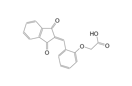 {2-[(1,3-dioxo-1,3-dihydro-2H-inden-2-ylidene)methyl]phenoxy}aceticacid