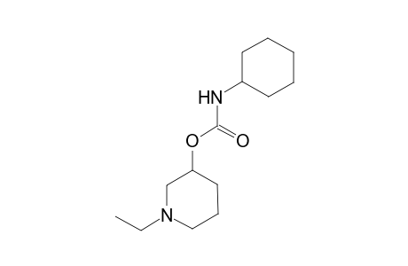 carbamic acid, cyclohexyl-, 1-ethyl-3-piperidinyl ester