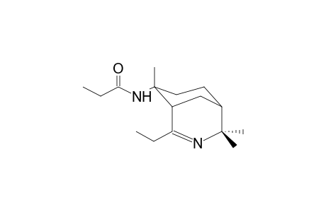 (1S,5S,8R)-8-N-PROPYONYLAMINO-2-ETHYL-4,4,8-TRIMETHYL-3-AZABICYCLO[3.3.1]NON-2-ENE