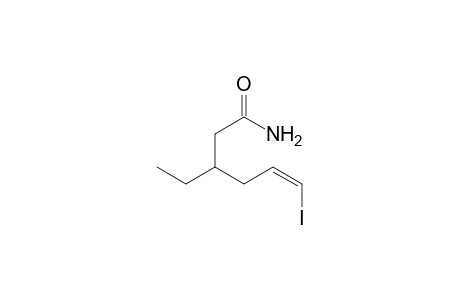 (Z)-3-Ethyl-6-iodohex-5-enamide
