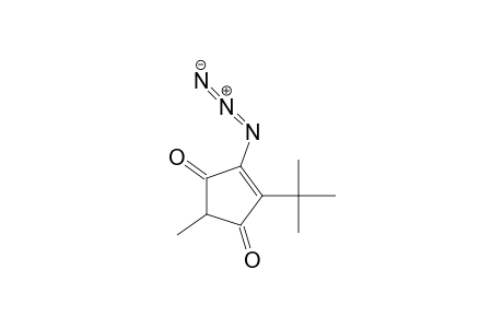 4-Cyclopentene-1,3-dione, 4-azido-5-(1,1-dimethylethyl)-2-methyl-