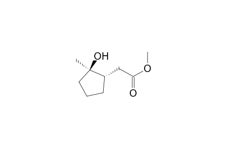 2-[(1S,2R)-2-hydroxy-2-methyl-cyclopentyl]acetic acid methyl ester