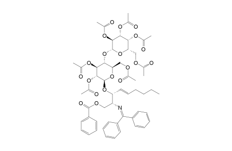 O-(2,3,4,6-TETRA-O-ACETYL-BETA-D-GALACTOPYRANOSYL)-(1->4)-O-(2,3,6-TRI-O-ACETYL-BETA-D-GLUCOPYRANOSYL)-(1->3)-(2S,3S,4E)-2-[N-(DIPHENYLMETHYLENE)