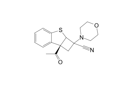 (7bR)-7b-Acetyl-2-morpholino-1,2,2a,7b-tetrahydrocyclobuta[b]-[1]-benzothiophene-2-carbonitrile
