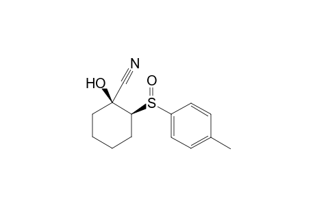(S1,S2,RS)-1-Hydroxy-2-[(4-methylphenyl)sulfinyl]cyclohexanecarbonitrile