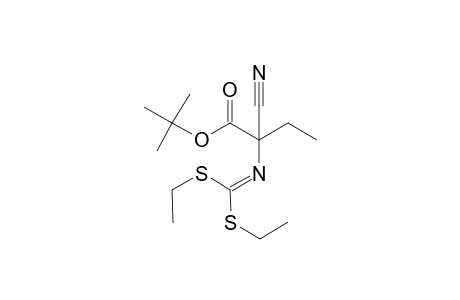 tert-Butyl 2-[Bis(ethylthio)methyleneimino]-2-cyanobutanoate