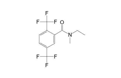 Benzamide, 2,5-ditrifluoromethyl-N-methyl-N-ethyl-