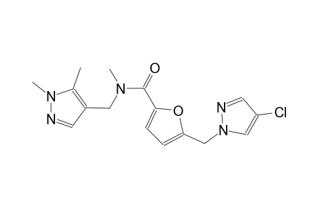 2-furancarboxamide, 5-[(4-chloro-1H-pyrazol-1-yl)methyl]-N-[(1,5-dimethyl-1H-pyrazol-4-yl)methyl]-N-methyl-