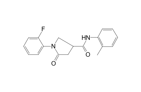 Pyrrolidine-3-carboxamide, 1-(2-fluorophenyl-N-(2-methylphenyl)-5-oxo-