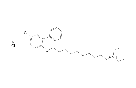 1-Decanamine, 10-[(5-chloro[1,1'-biphenyl]-2-yl)oxy]-N,N-diethyl-, hydrochloride