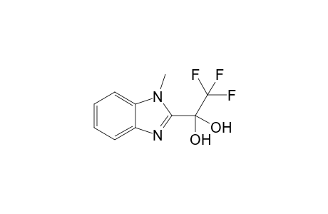 2,2,2-Trifluoro-1-(1-methyl-1H-benzimidazol-2-yl)ethanediol