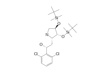(1R)-1-(2,6-DICHLOROPHENYL)-2-[(2R,3S,4S)-3,4-BIS-(TERT.-BUTYLDIMETHYLSILYLOXY)-PYROLIDIN-2-YL]-ETHANOL