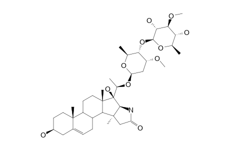 OBTUSOLACTAM-20(R)-O-[BETA-THEVETOPYRANOSYL-(1->4)-BETA-CYMAROPYRANOSIDE]