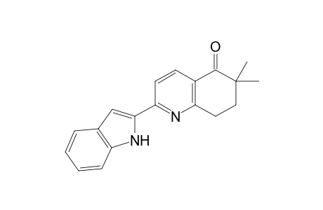 2-(1H-indol-2-yl)-6,6-dimethyl-7,8-dihydroquinolin-5(6H)-one
