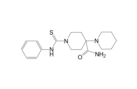 1'-(phenylcarbamothioyl)-[1,4'-bipiperidine]-4'-carboxamide