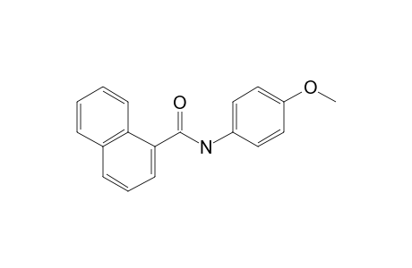 1-Naphthalenecarboxamide, N-(4-methoxyphenyl)-