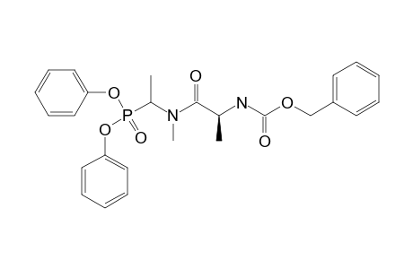 DIPHENYL-(N(2.1)-[(BENZYLOXY)-CARBONYL]-L-ALANYL-(2.2-DECARBONYL-N(2.2)-METHYL-D-ALANIN-2.2-YL))-PHOSPHONATE