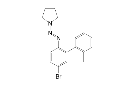 (E)-1-((5-Bromo-2'-methyl-[1,1'-biphenyl]-2-yl)diazenyl)-pyrrolidine