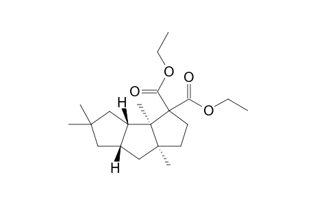 (3aR,3bS,6aS,7aS)-3a,5,5,7a-tetramethyl-2,3b,4,6,6a,7-hexahydro-1H-cyclopenta[f]pentalene-3,3-dicarboxylic acid diethyl ester