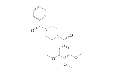 Piperazine, 1-(3-pyridinylcarbonyl)-4-(3,4,5-trimethoxybenzoyl)-