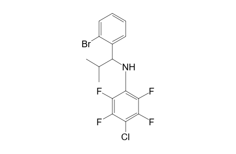 N-[1-(2-Bromophenyl)-2-methylpropyl]-N-[(4-chloro)tetrafluorophenyl]amine