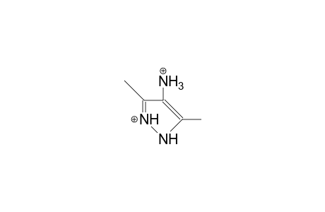 4-Ammonio-3,5-dimethyl-2-pyrazolium cation