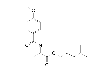 D-Alanine, N-(4-anisoyl)-, isohexyl ester