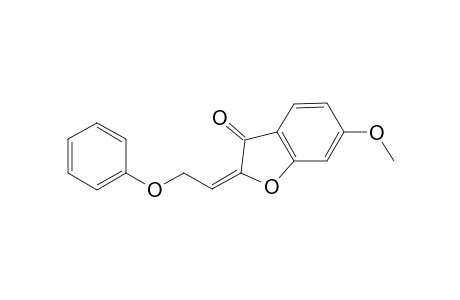 6-Methoxy-2-(phenyloxyethylene)benzo[b]furan-3-one