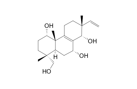 (1S,2R,4bS,5S,8R,8aS,10R)-2,4b,8-trimethyl-8-methylol-2-vinyl-3,4,5,6,7,8a,9,10-octahydro-1H-phenanthrene-1,5,10-triol