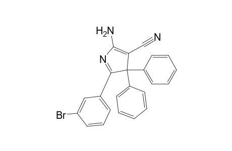 2-Amino-5-(3-bromophenyl)-4,4-diphenyl-3-pyrrolecarbonitrile