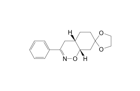 Spiro[7H-1,2-benzoxazine-7,2'-[1,3]dioxolane], 4,4a,5,6,8,8a-hexahydro-3-phenyl-, cis-
