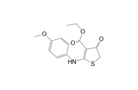 ethyl 2-(4-methoxyanilino)-4-oxo-4,5-dihydro-3-thiophenecarboxylate