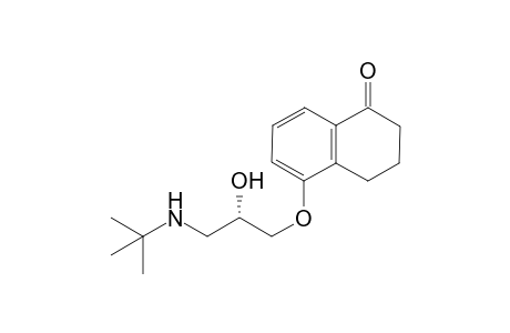 5-[(2S)-3-(tert-butylamino)-2-hydroxy-propoxy]tetralin-1-one