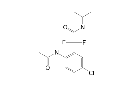 2-(2-ACETAMIDO-5-CHLOROPHENYL)-2,2-DIFLUORO-N-ISOPROPYLACETAMIDE