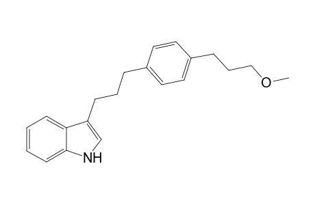 3-(3-(4-(3-Methoxypopyl)phenyl)propyl)indole