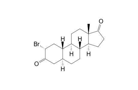 2.alpha.-bromo-5.alpha.-estrane-3,17-dione